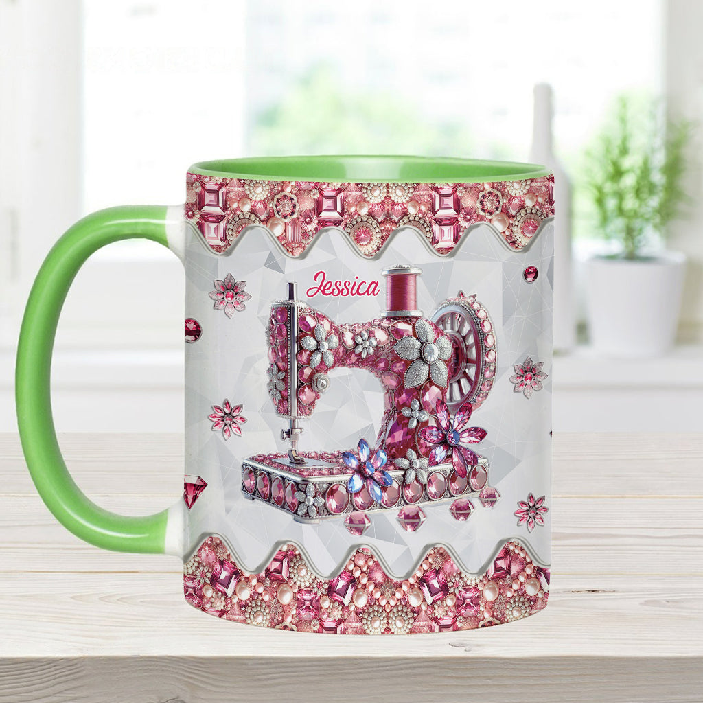 Mug personnalisé « J’adore coudre »