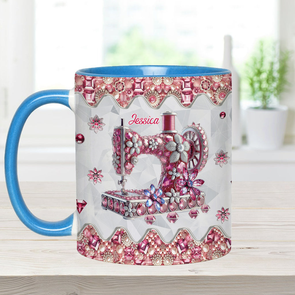 Mug personnalisé « J’adore coudre »