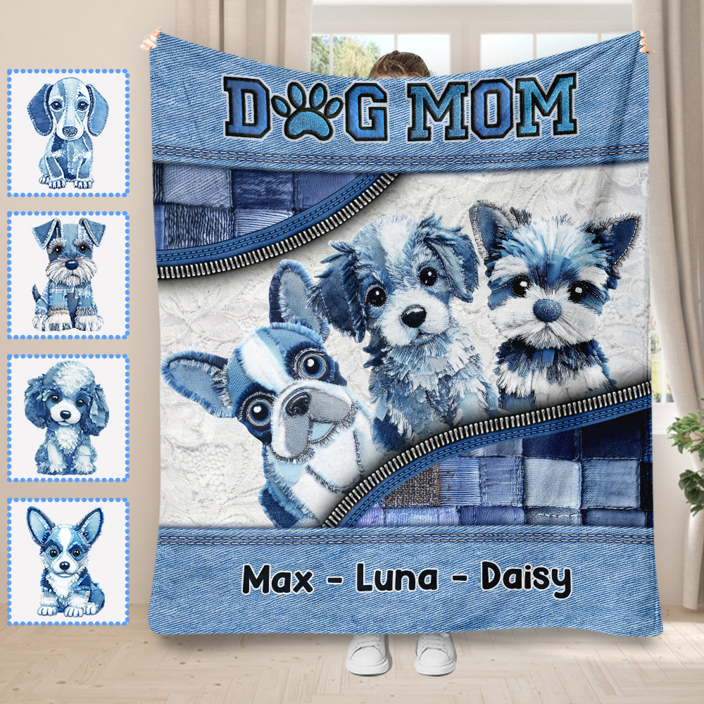 Niedliche Hunde – personalisierte Hundedecke