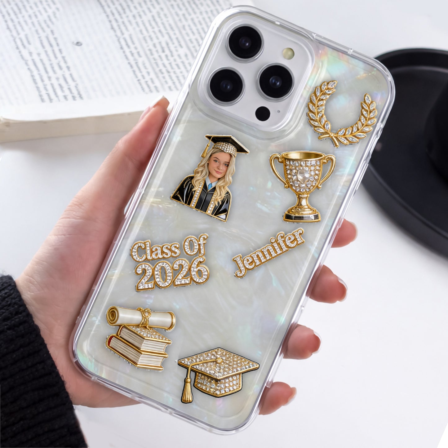 Promotion de la promotion 2026 - Coque de téléphone shaker personnalisée