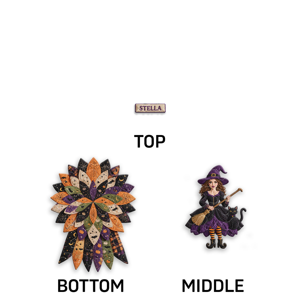 Halloween Hexe - Personalisierter Hexen Türhänger