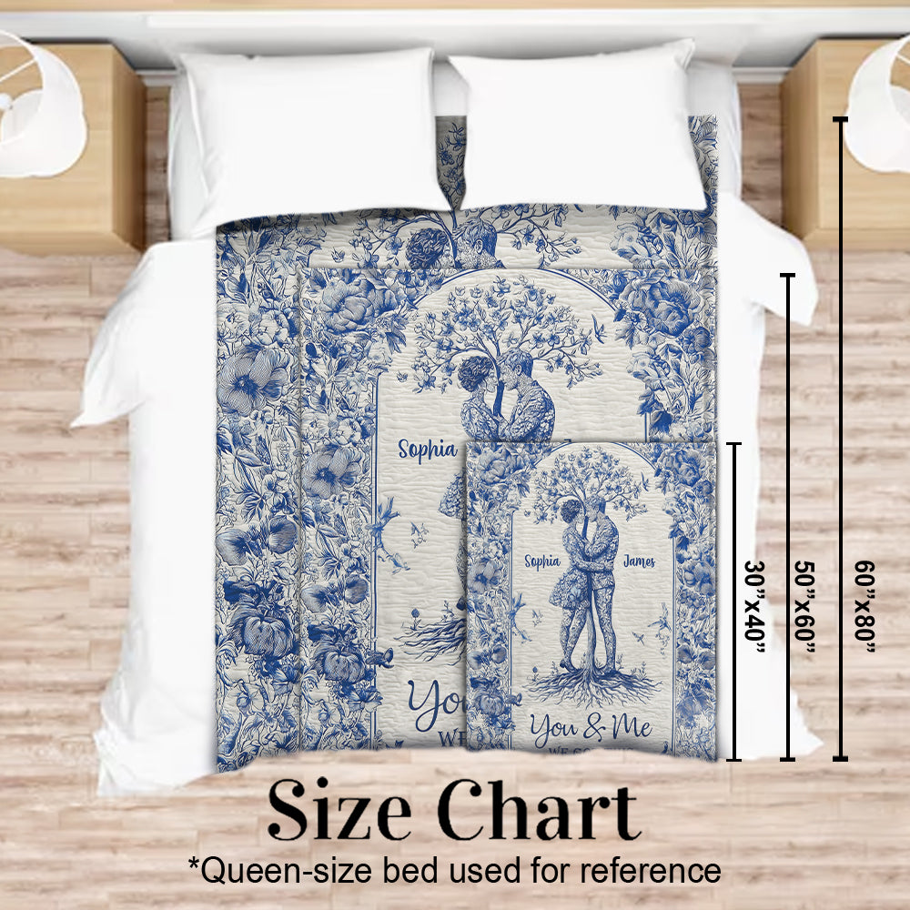 You & Me We Got This - Personalized Couple Blanket