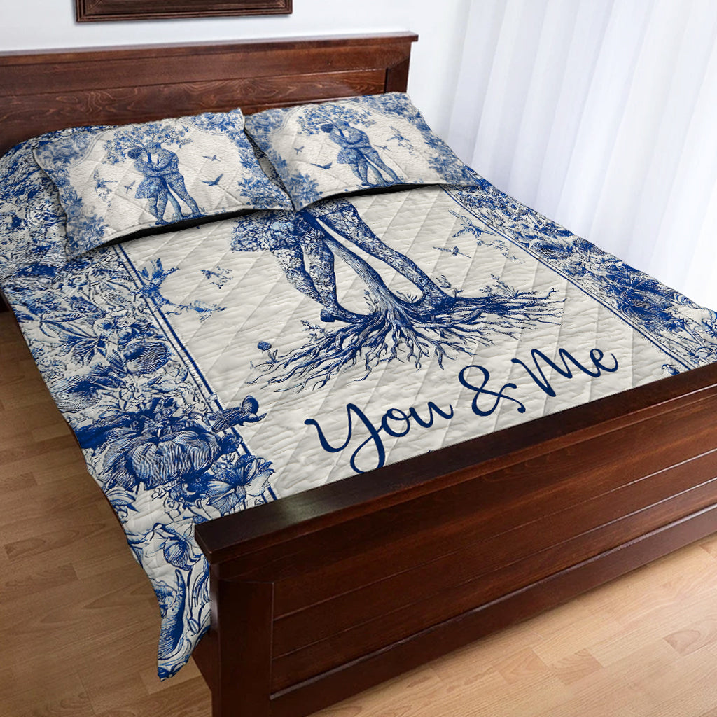 You & Me We Got This - Personalized Couple Quilt Set