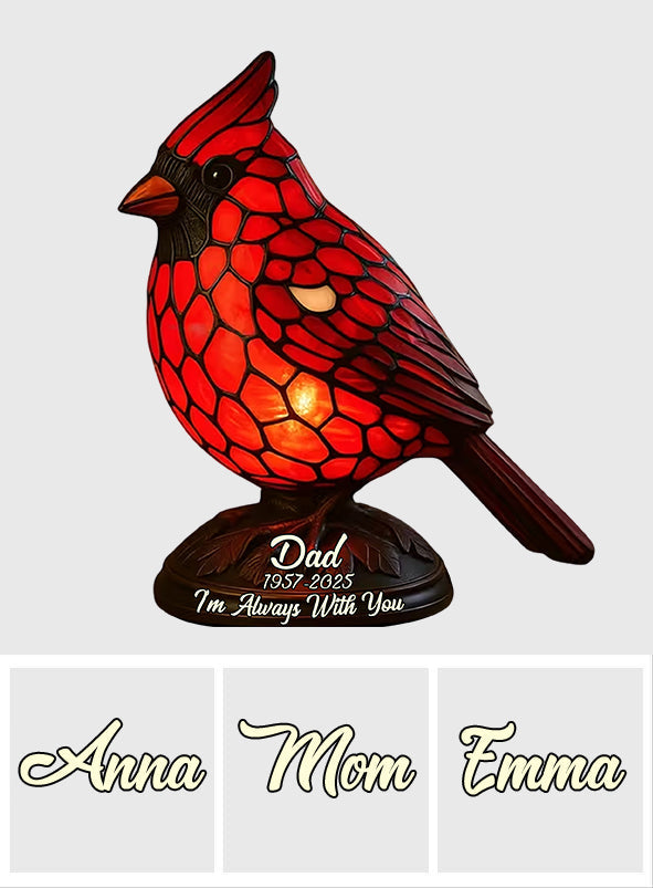 I'm Always With You - Personalized Memorial Acrylic LED Night Light