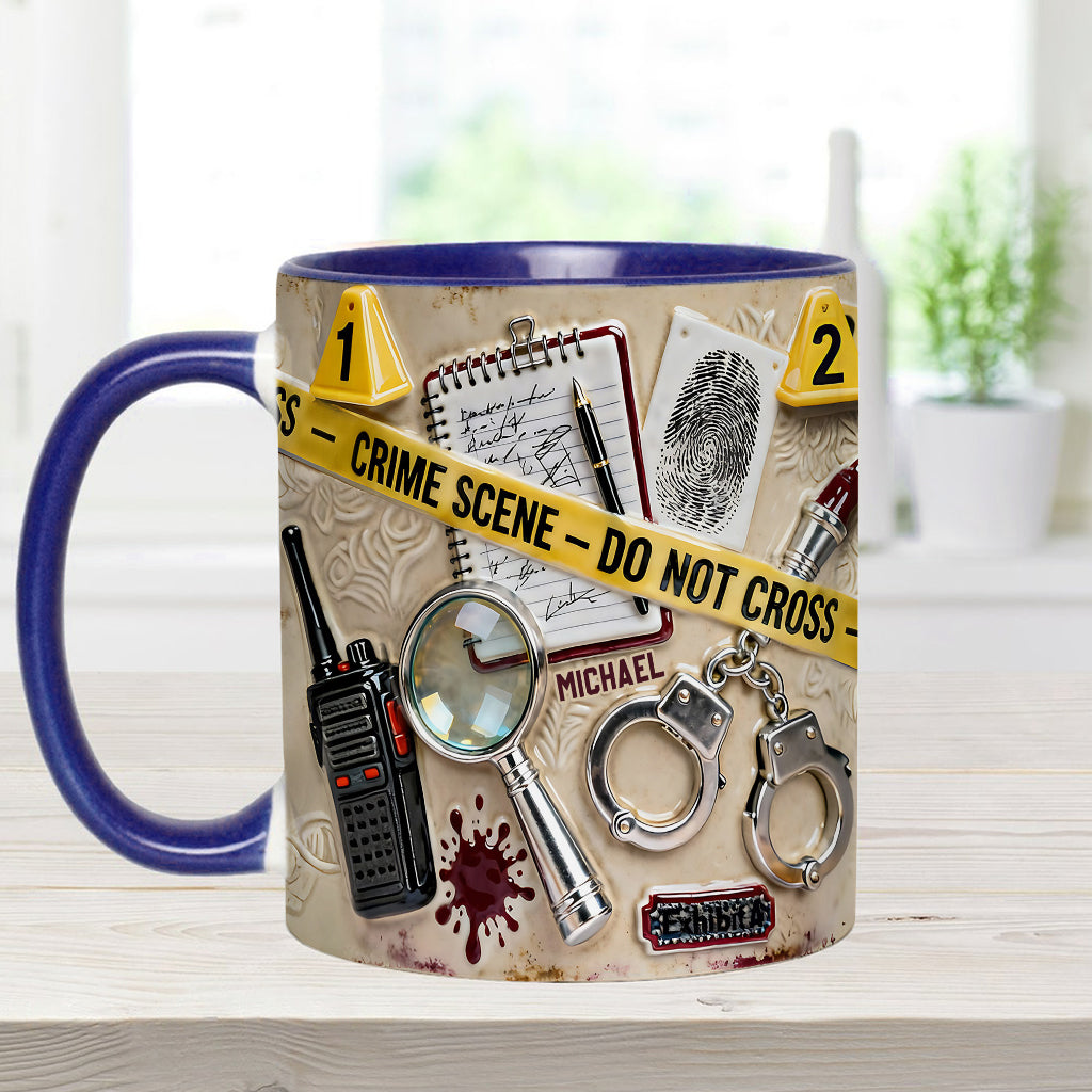 Mug « Véritables affaires criminelles » - Mug et sous-verre personnalisés sur le thème des affaires criminelles