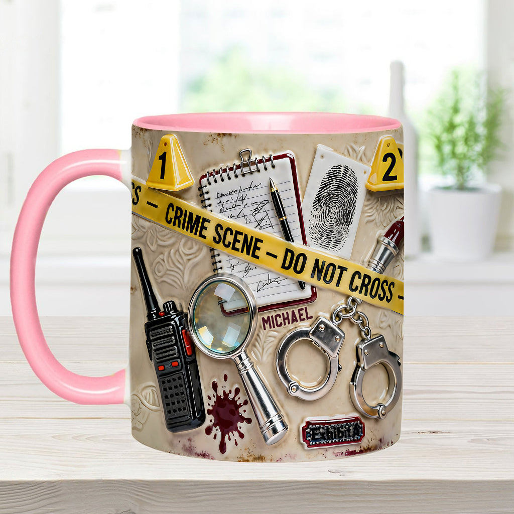 Mug « Véritables affaires criminelles » - Mug et sous-verre personnalisés sur le thème des affaires criminelles