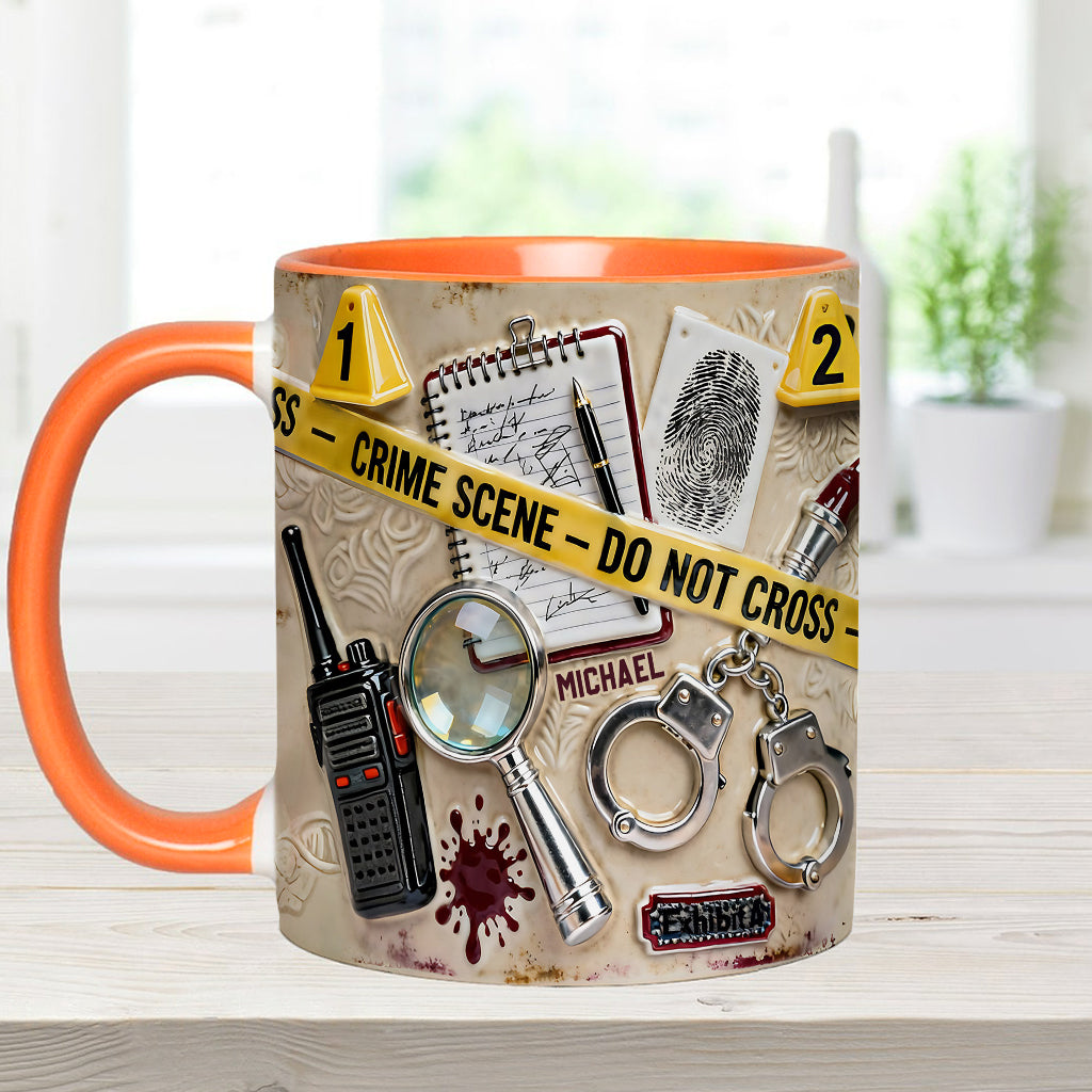 Mug « Véritables affaires criminelles » - Mug et sous-verre personnalisés sur le thème des affaires criminelles