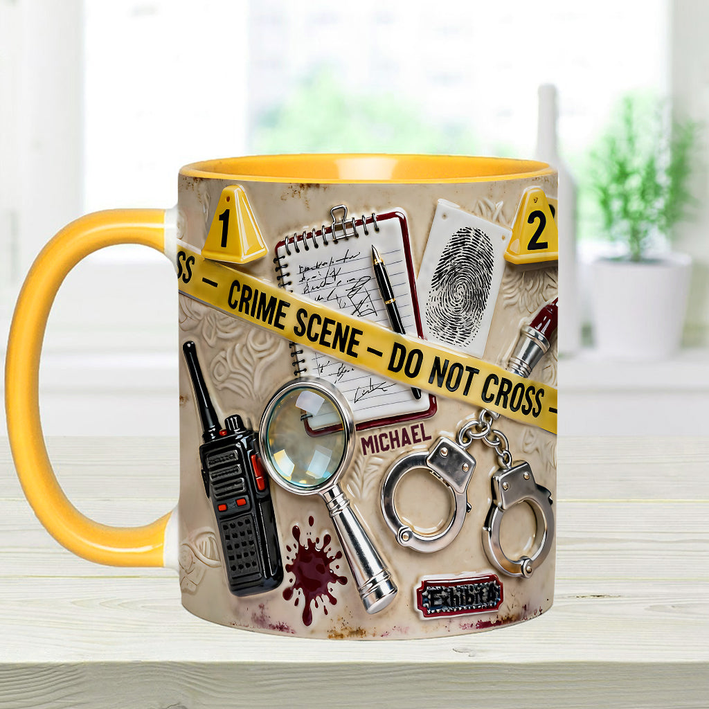 Mug « Véritables affaires criminelles » - Mug et sous-verre personnalisés sur le thème des affaires criminelles