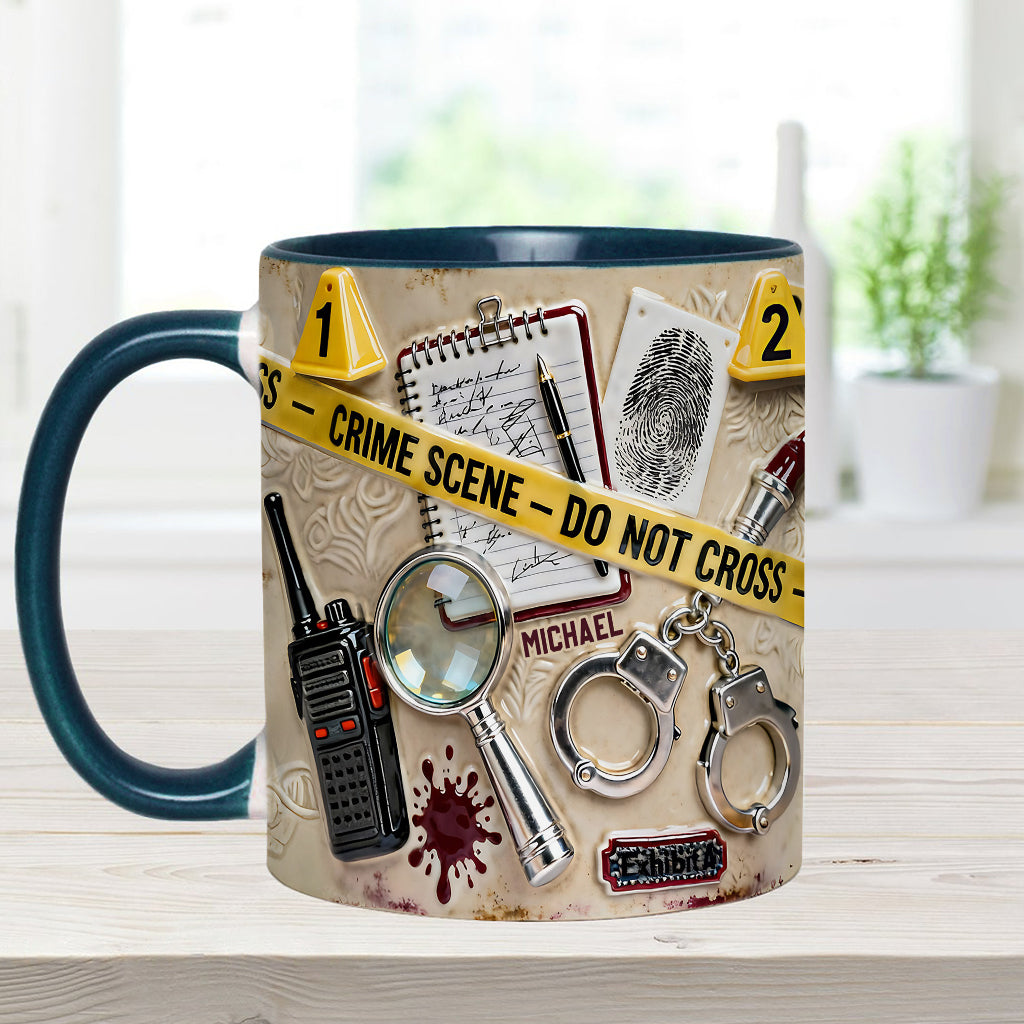 Mug « Véritables affaires criminelles » - Mug et sous-verre personnalisés sur le thème des affaires criminelles
