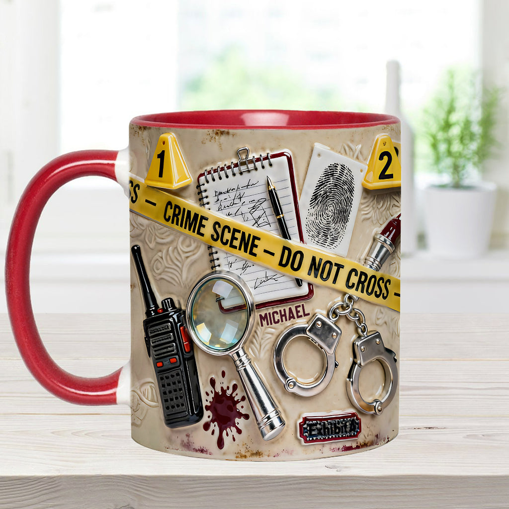 Mug « Véritables affaires criminelles » - Mug et sous-verre personnalisés sur le thème des affaires criminelles