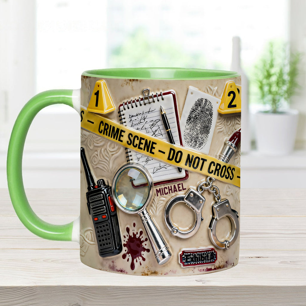 Mug « Véritables affaires criminelles » - Mug et sous-verre personnalisés sur le thème des affaires criminelles