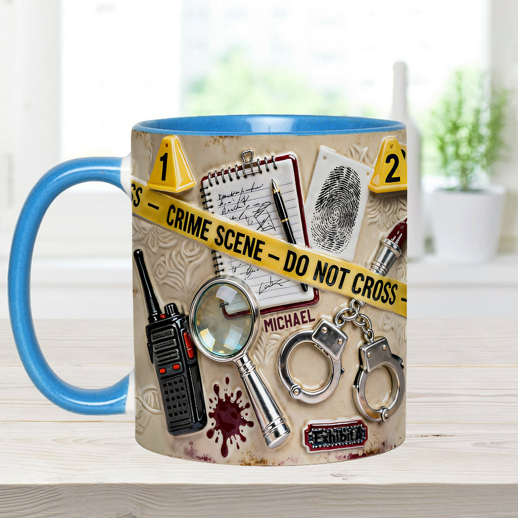 Mug « Véritables affaires criminelles » - Mug et sous-verre personnalisés sur le thème des affaires criminelles