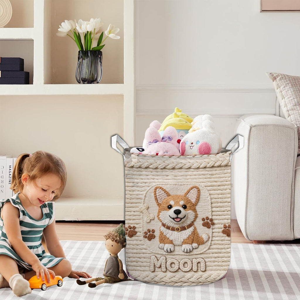Meilleur Chien - Panier de Rangement Personnalisé