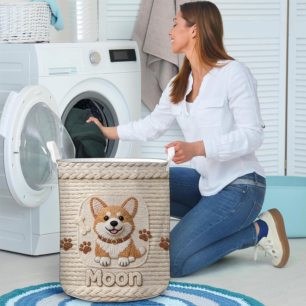 Meilleur Chien - Panier de Rangement Personnalisé