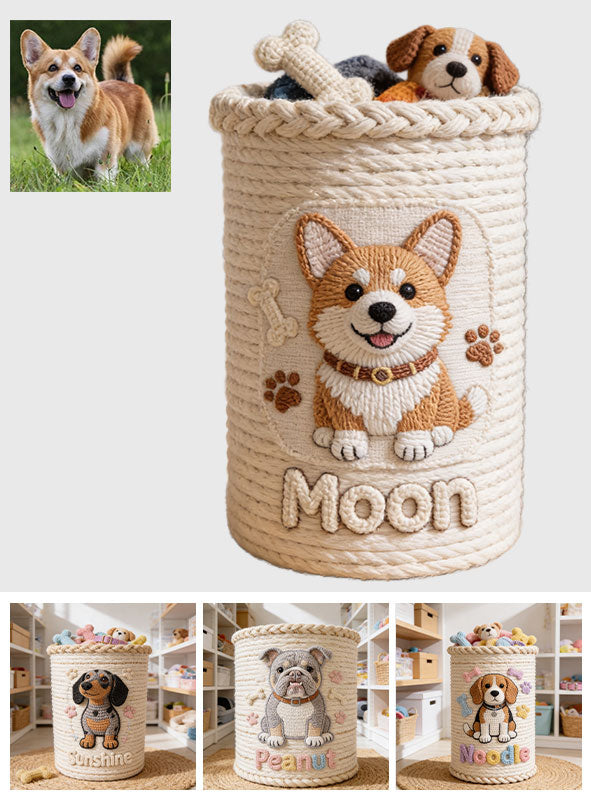 Meilleur Chien - Panier de Rangement Personnalisé