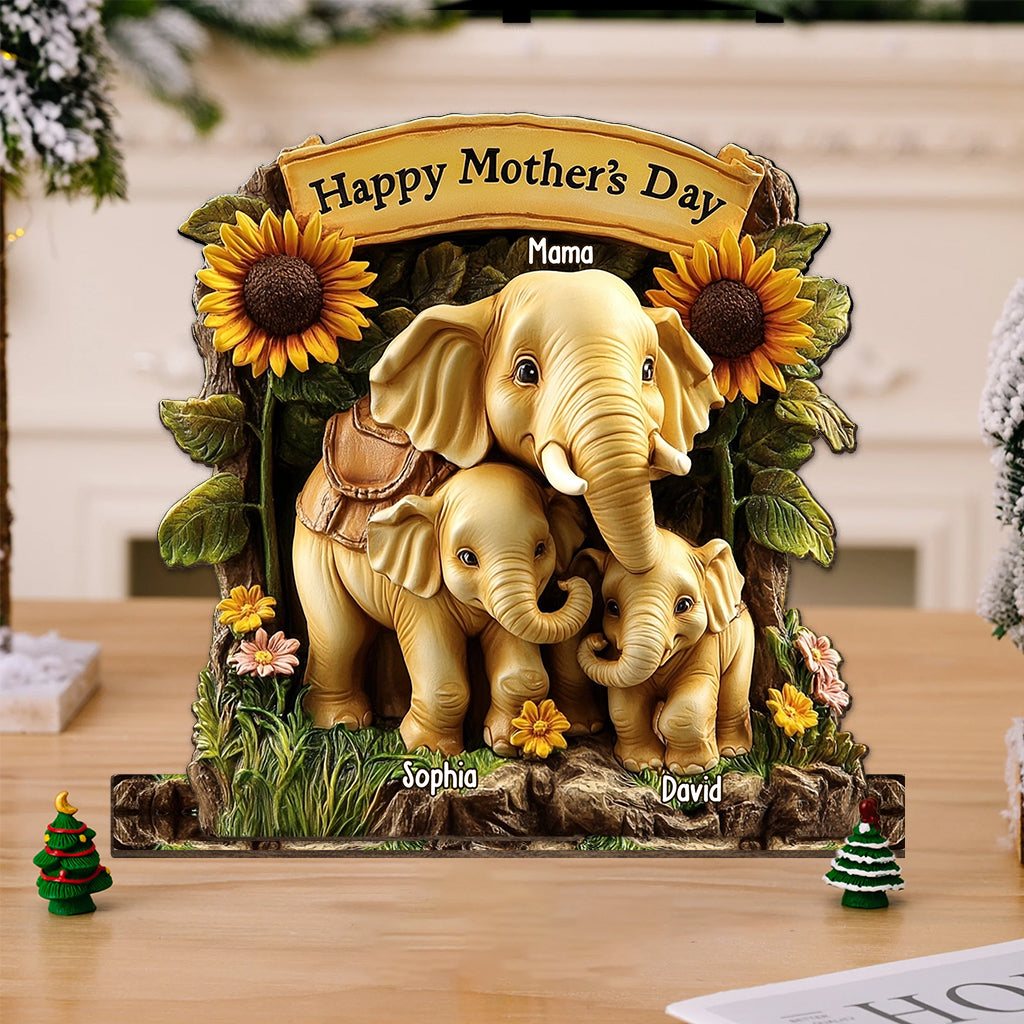 Happy Mother's Day - Personalized Mother 1 Layered Big Freestanding