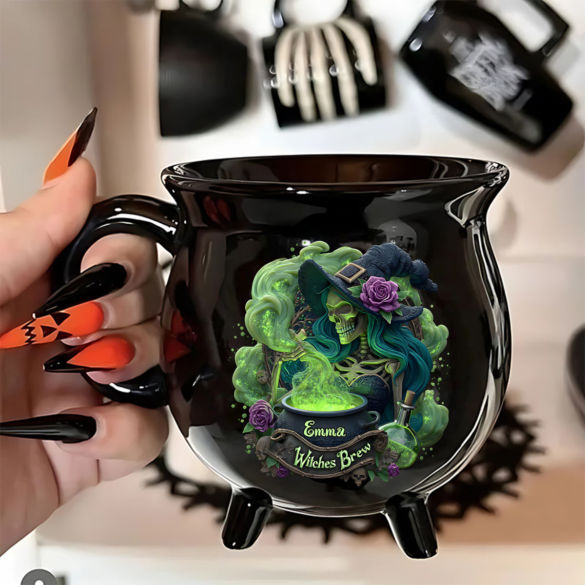 Witches Brew - Personalized Witch Cauldron Mug