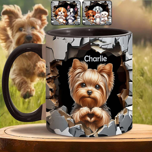 Lovely Dogs - Personalized Dog Accent Mug