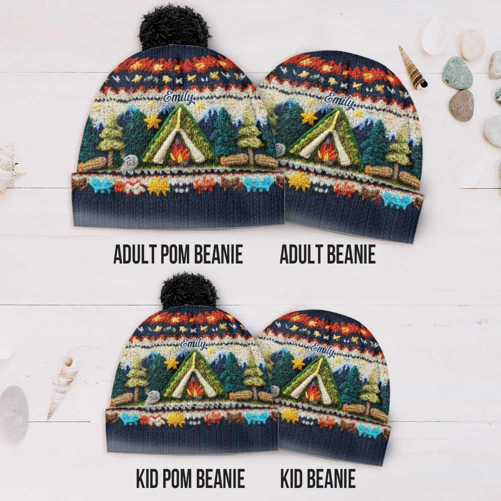 J'adore le camping - Bonnet de camping personnalisé