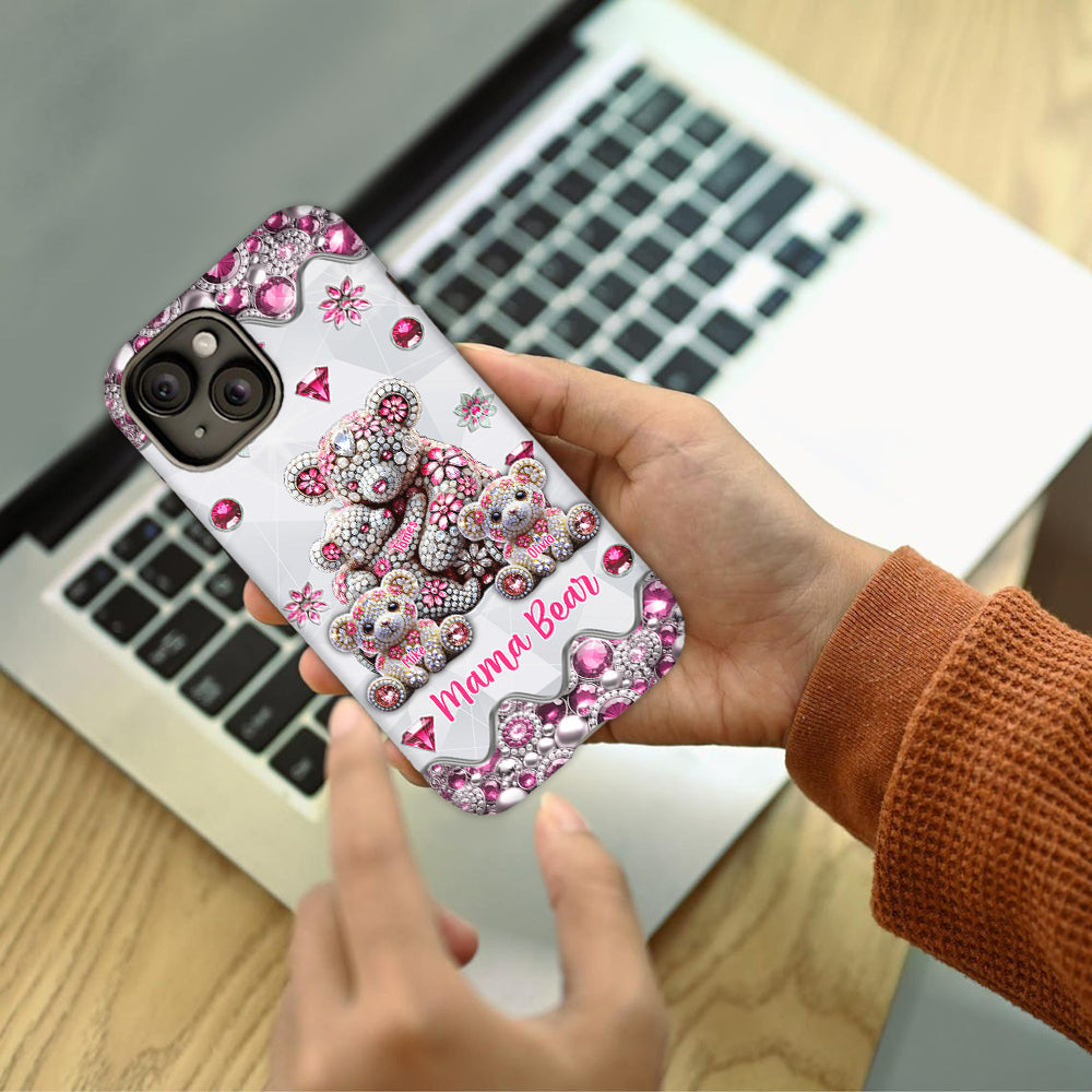 Mama Bear Gift For Mom, Grandma,.. - Personalized Mother Full Print Phone Case