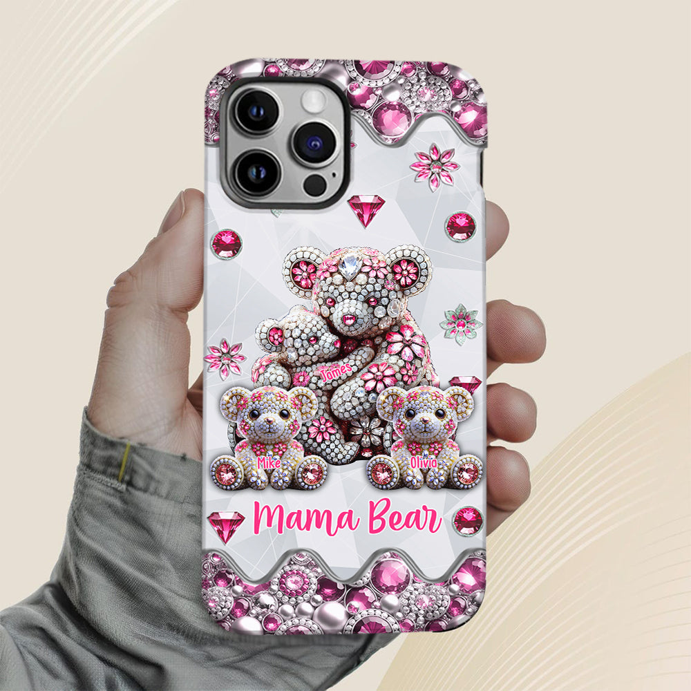 Mama Bear Gift For Mom, Grandma,.. - Personalized Mother Full Print Phone Case