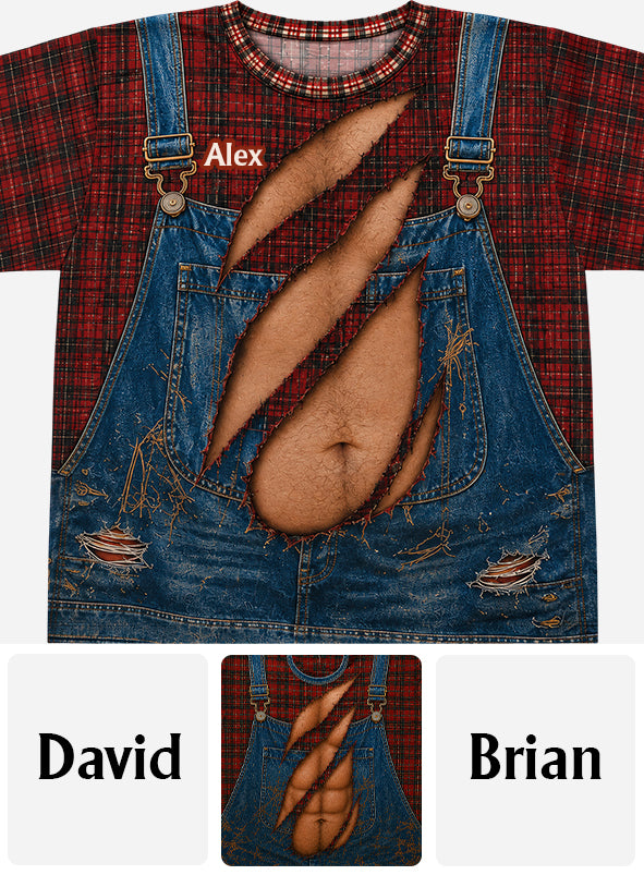 Farmer Funny Gift - Personalized Farmer All Over Shirt