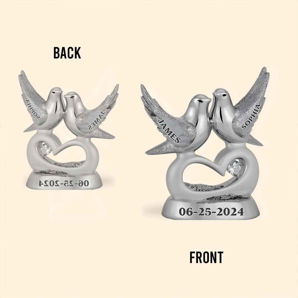 Anniversary Gifts - Personalized Couple Custom Shaped Acrylic Plaque