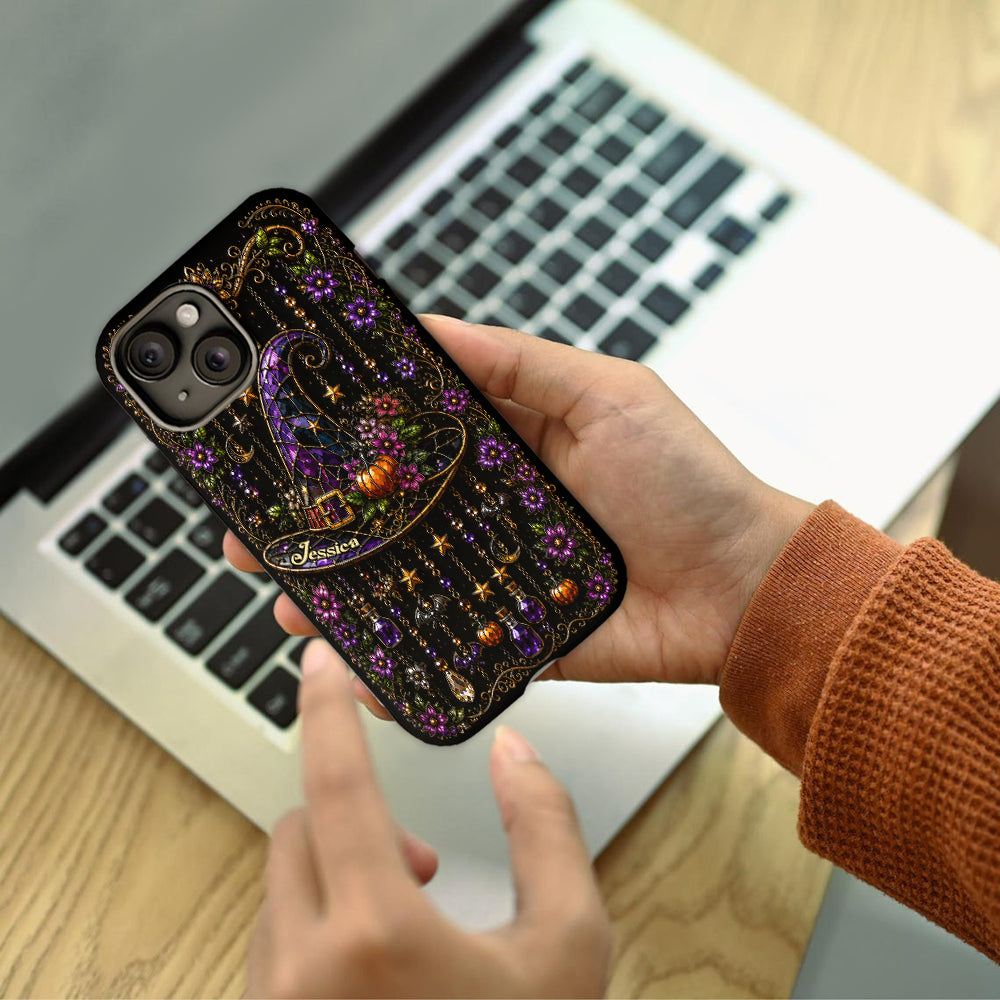 Die Hexe - Personalisierte Hexe Vollfarb Handyhülle