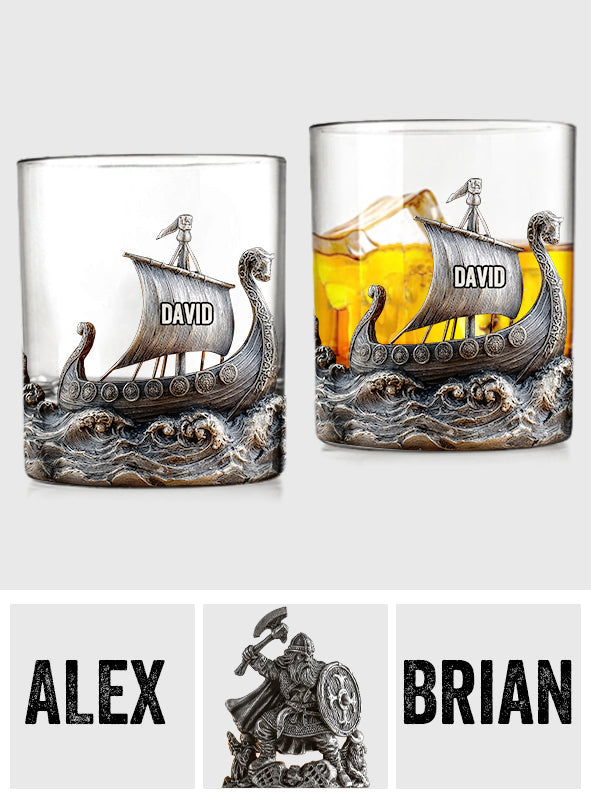 Esprit Viking - Verre à whisky Viking personnalisé