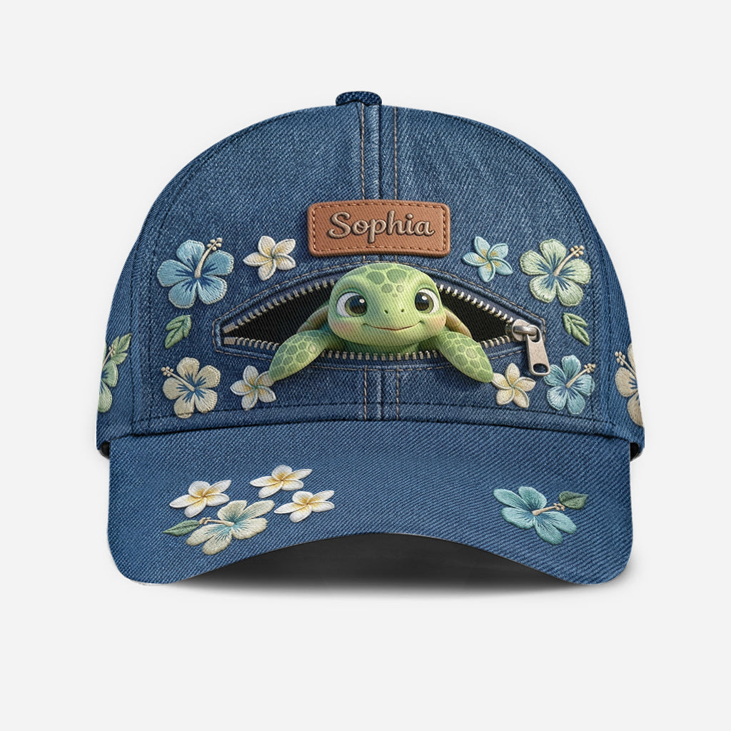 Salty Lil' Beach - Casquette Classique Tortue Personnalisée