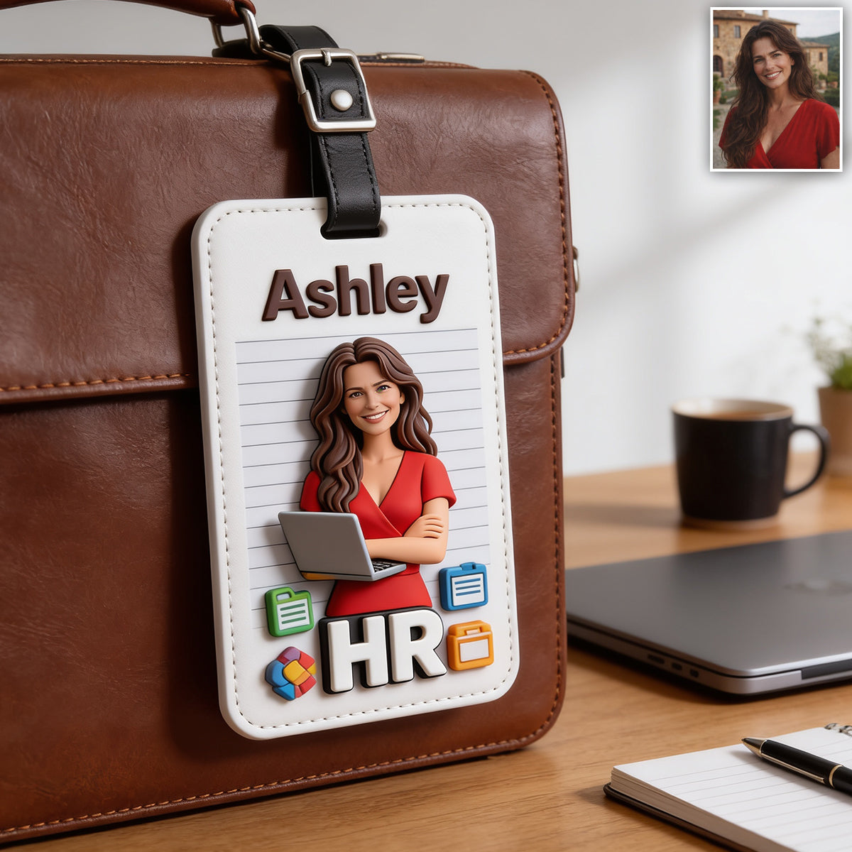 Any Photo - Personalized Colleague Luggage Tag