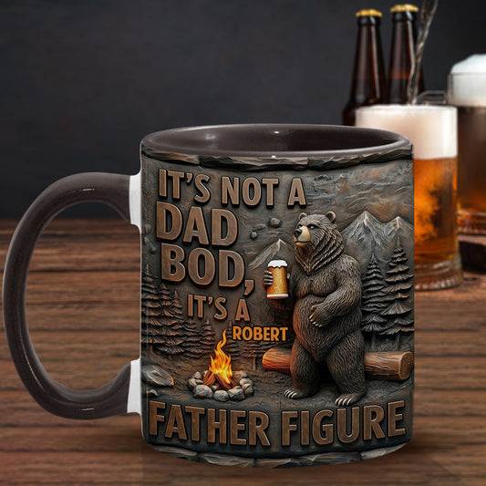 It's Not A Dad Bob - Personalized Father Accent Mug