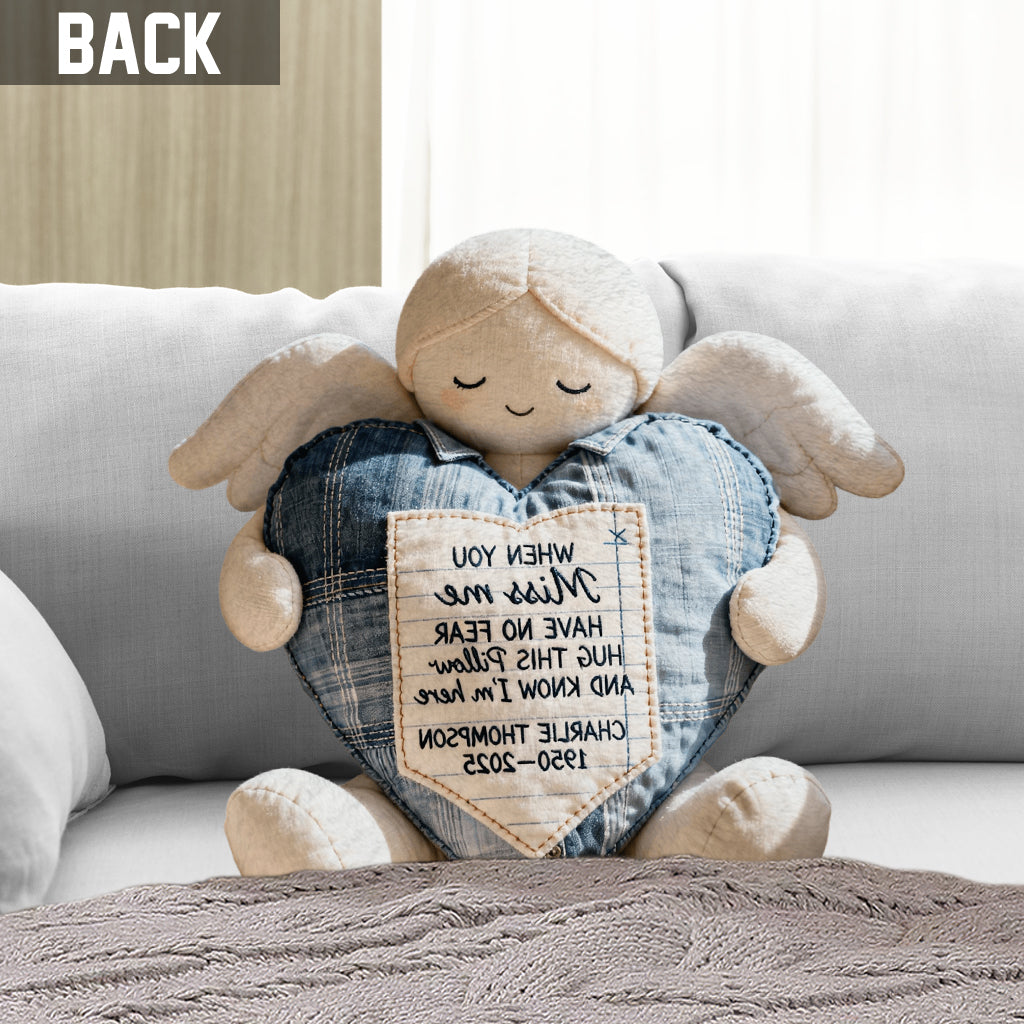 Forever In Our Hearts - Personalized Memorial Shaped Pillow