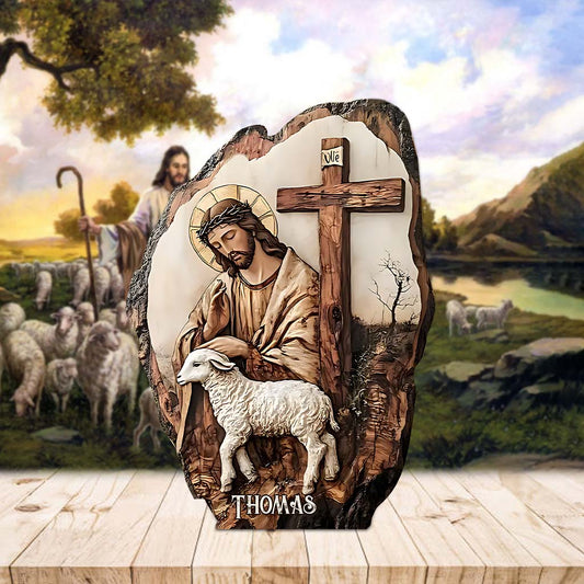 Believe In God - Personalized Christian Custom Shaped Acrylic Plaque