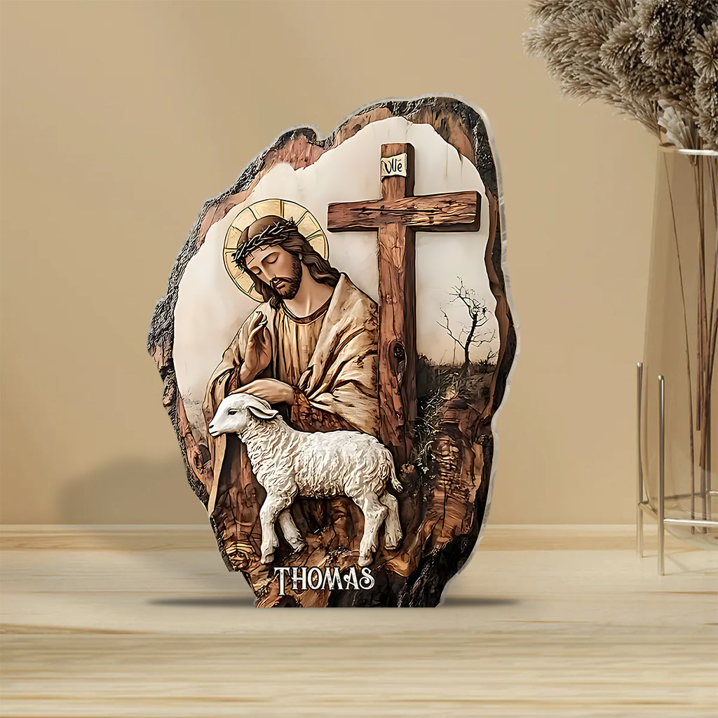 Believe In God - Personalized Christian Custom Shaped Acrylic Plaque