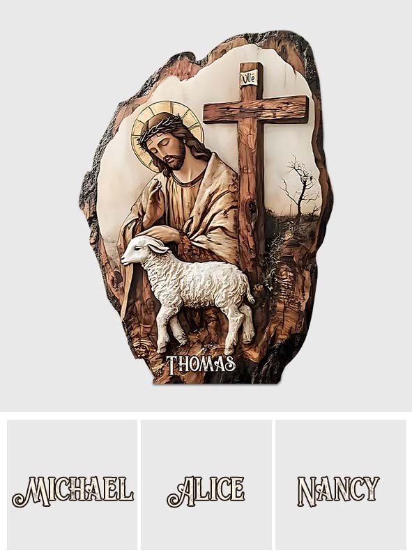 Believe In God - Personalized Christian Custom Shaped Acrylic Plaque