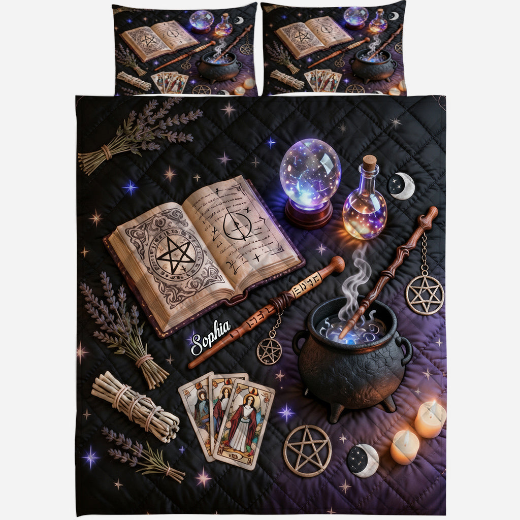 Hexerei – Personalisiertes Hexen-Quilt-Set