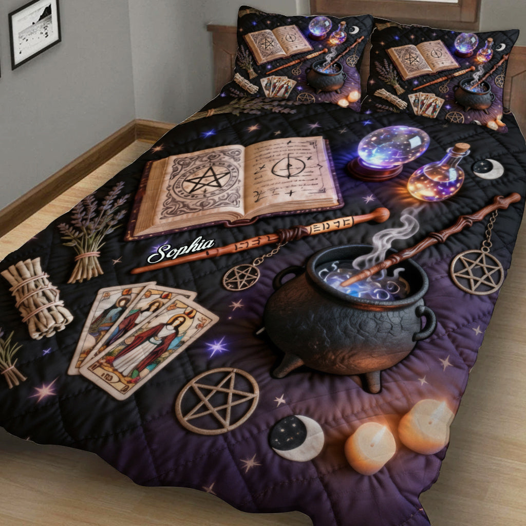 Hexerei – Personalisiertes Hexen-Quilt-Set