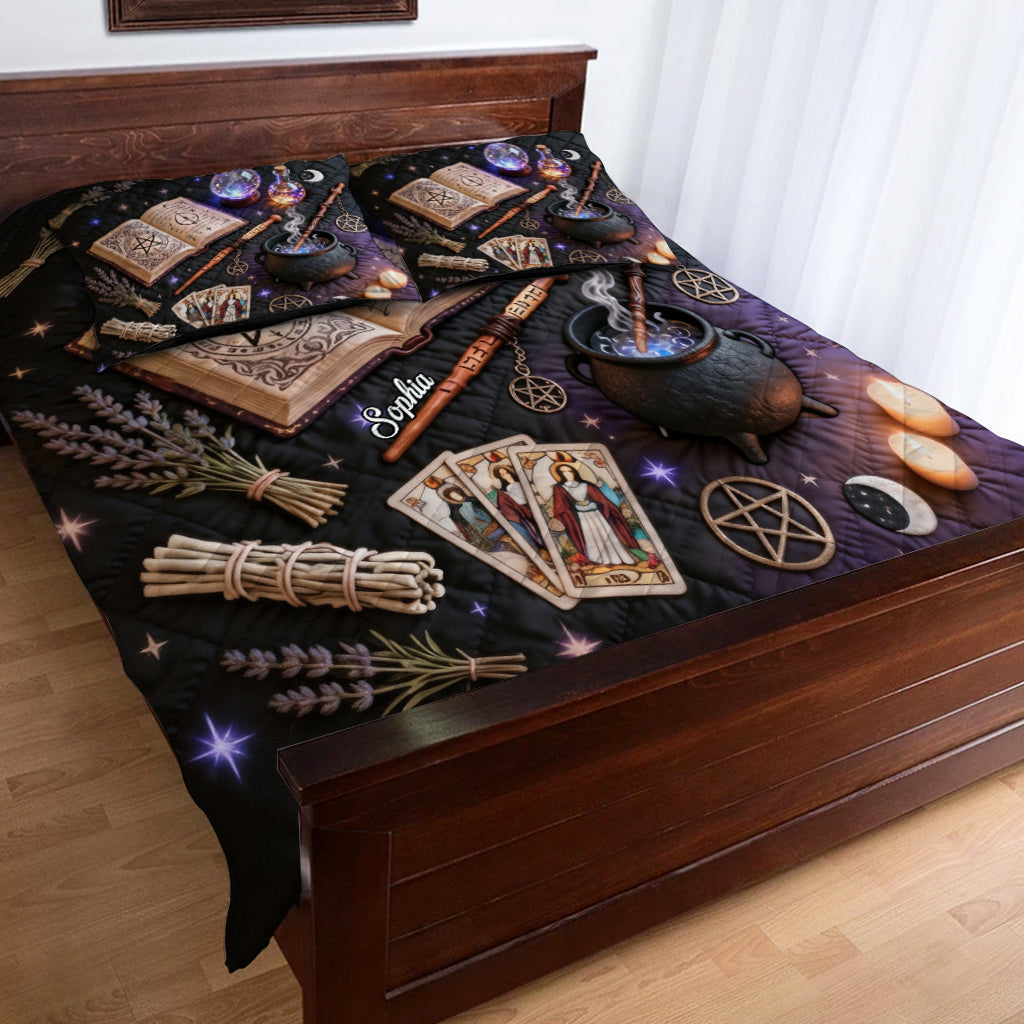 Hexerei – Personalisiertes Hexen-Quilt-Set
