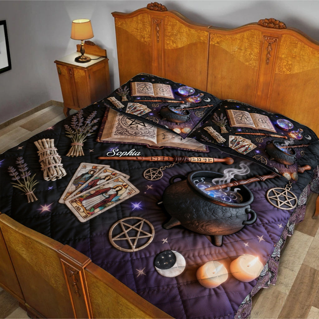 Hexerei – Personalisiertes Hexen-Quilt-Set