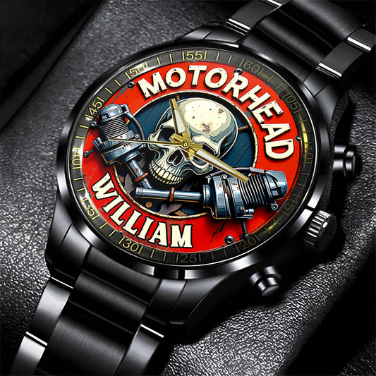 Motor Head - Personalisierte Biker-Handuhr