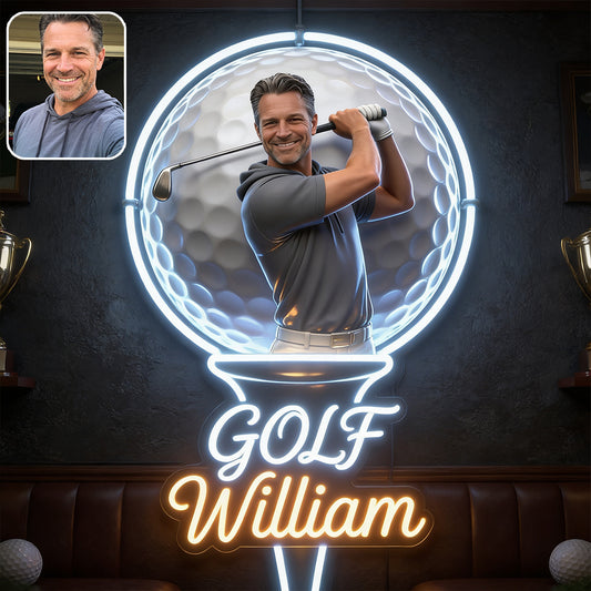 Par Excellence - Enseigne en Acrylique LED Personnalisée pour Golf