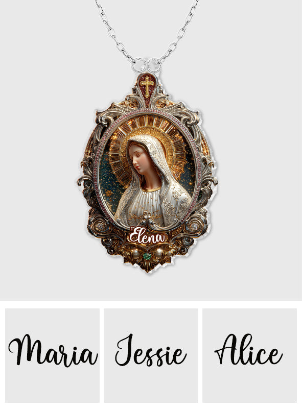 Je suis un enfant de Dieu - Collier pendentif chrétien personnalisé de forme unique
