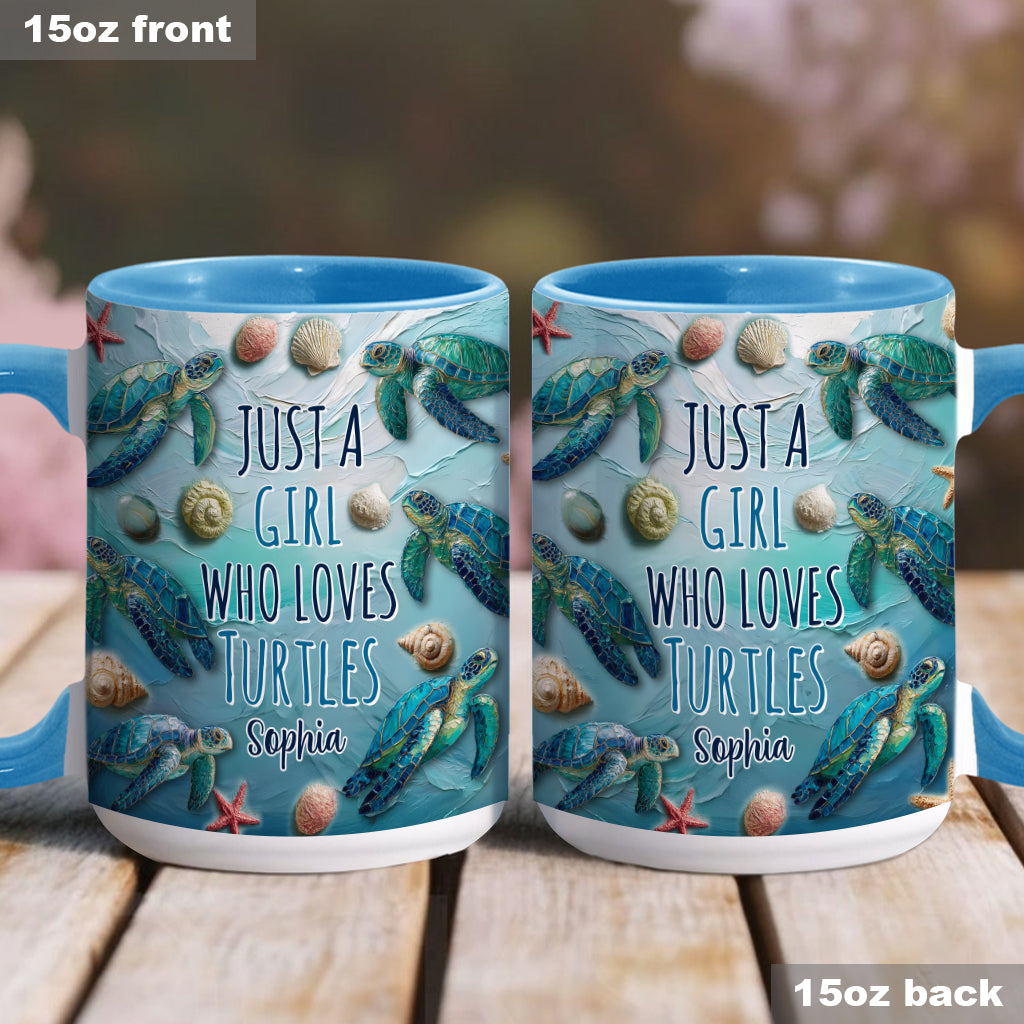 Turtle Lovers - Personalized Turtle Accent Mug