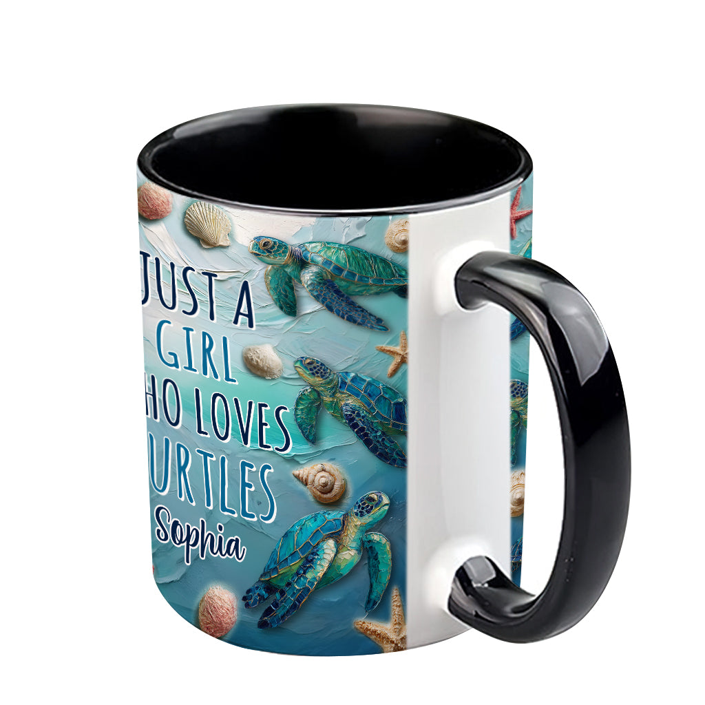 Turtle Lovers - Personalized Turtle Accent Mug