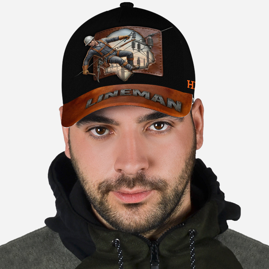 Liebe Lineman - Personalisierte Lineman Classic Kappe