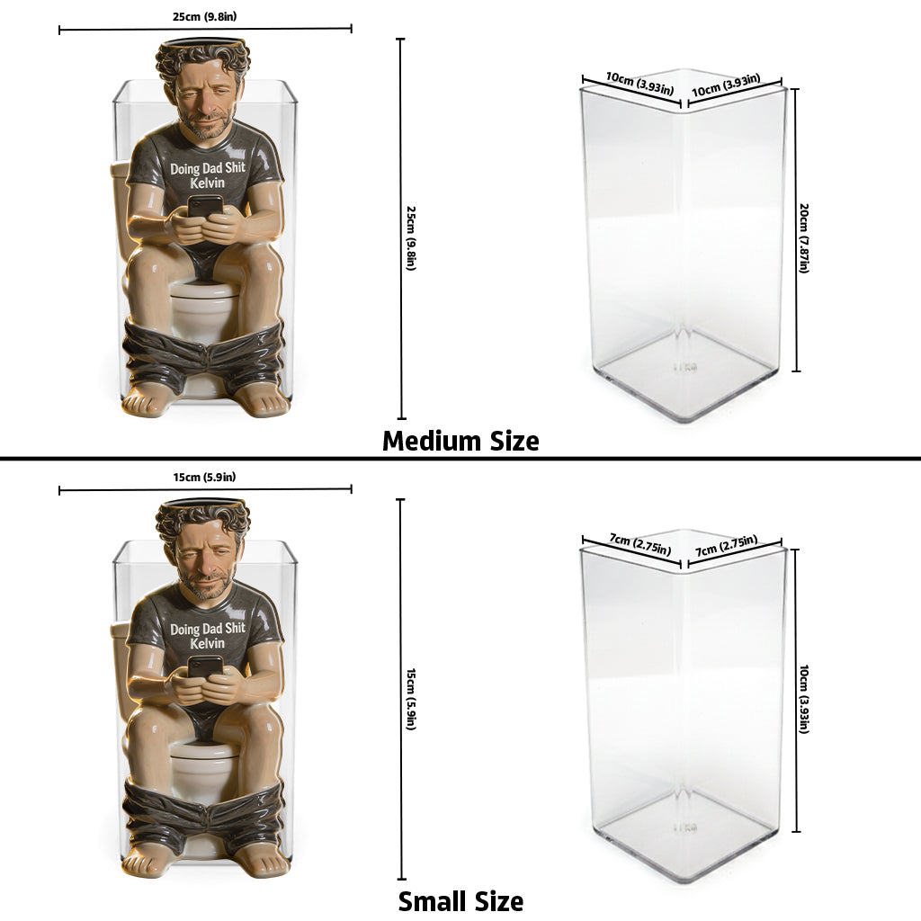 Bester Tag Aller Zeiten - Personalisierter Vater Acryltopf