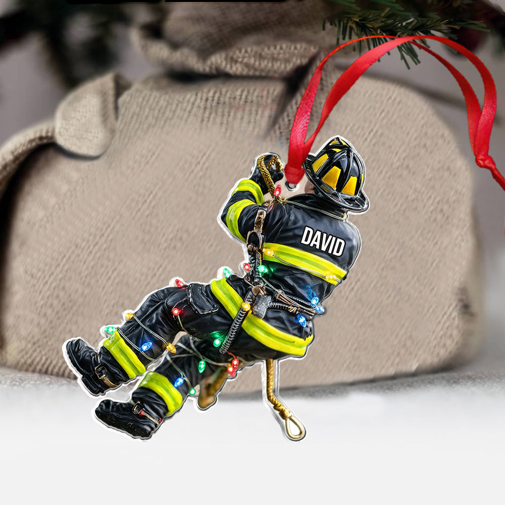 Stolze Feuerwehrleute – Weihnachtsschmuck für personalisierte Feuerwehrleute