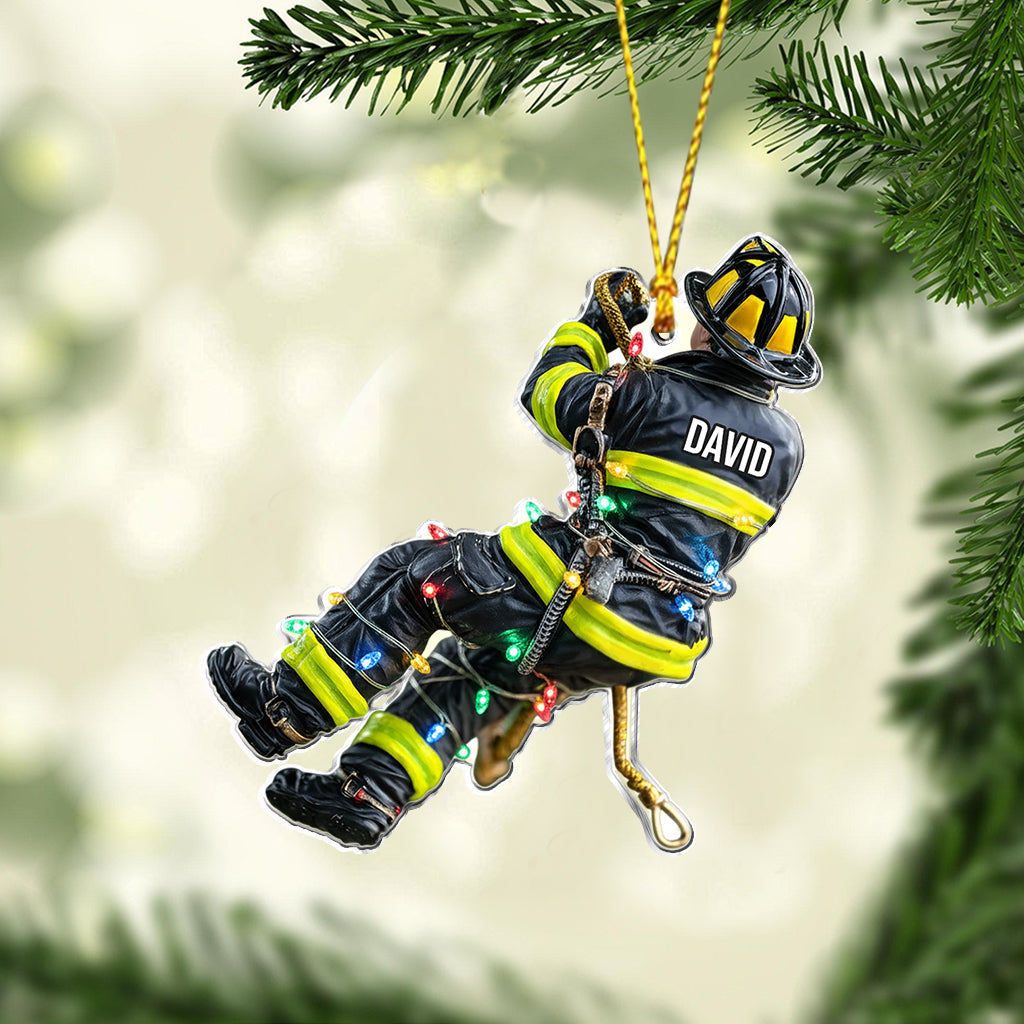Stolze Feuerwehrleute – Weihnachtsschmuck für personalisierte Feuerwehrleute