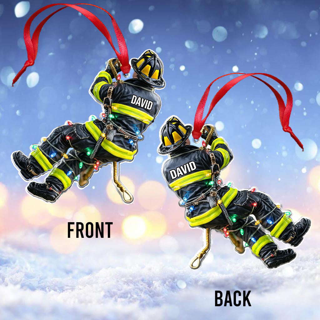 Stolze Feuerwehrleute – Weihnachtsschmuck für personalisierte Feuerwehrleute